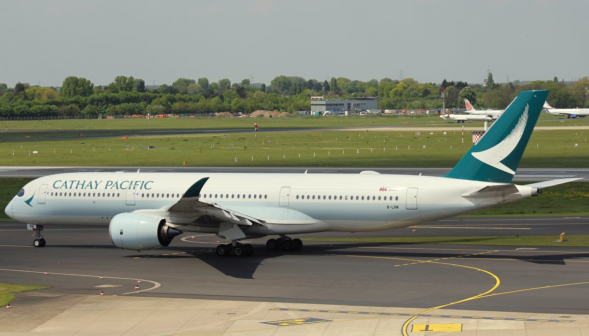 Cathay Pacific, B-LRM, MSN 75, Airbus A 350-941,06.05.2017, DUS-EDDL, Düsseldorf, Germany 