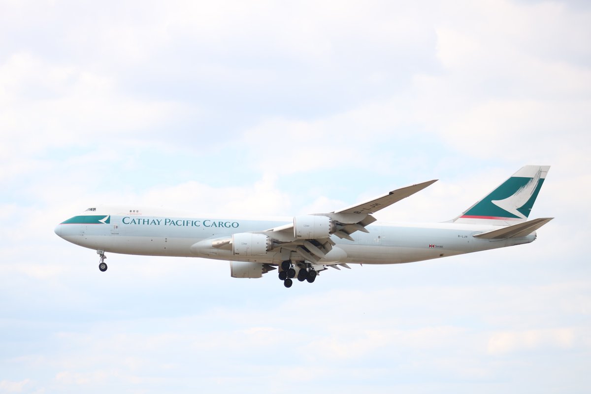 Cathay Pacific Cargo Boeing 747 B-LJH am 07.07.18 in Frankfurt am Main Flughafen