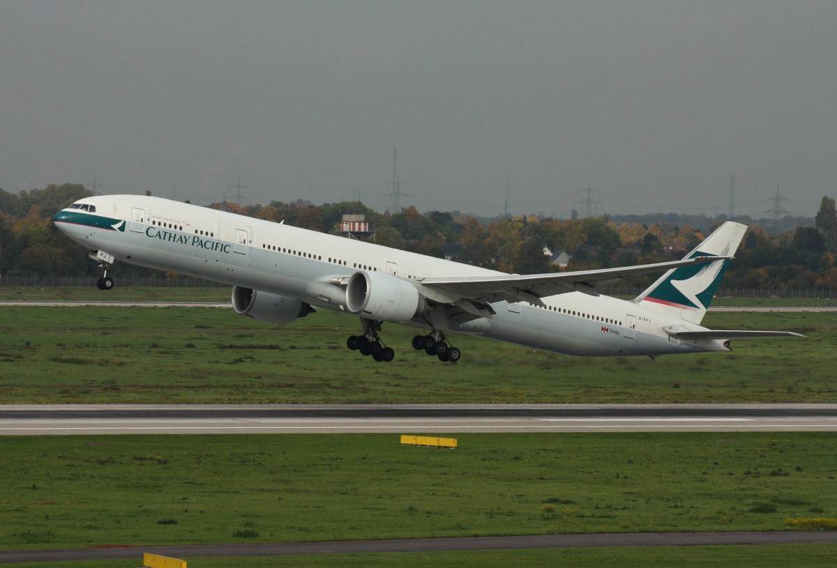 Cathay Pacific,B-KPJ,(C/N 36157),Boeing 777-367(ER), 24.10.2015,DUS-EDDL, Düsseldorf, Germany 