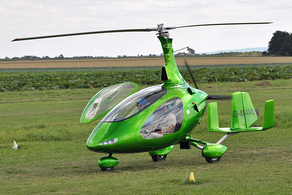 Cavalon Turbo der Fa. Autogyro, D-MAVL, am UL-Flugplatz Mggenhausen - 11.08.2013