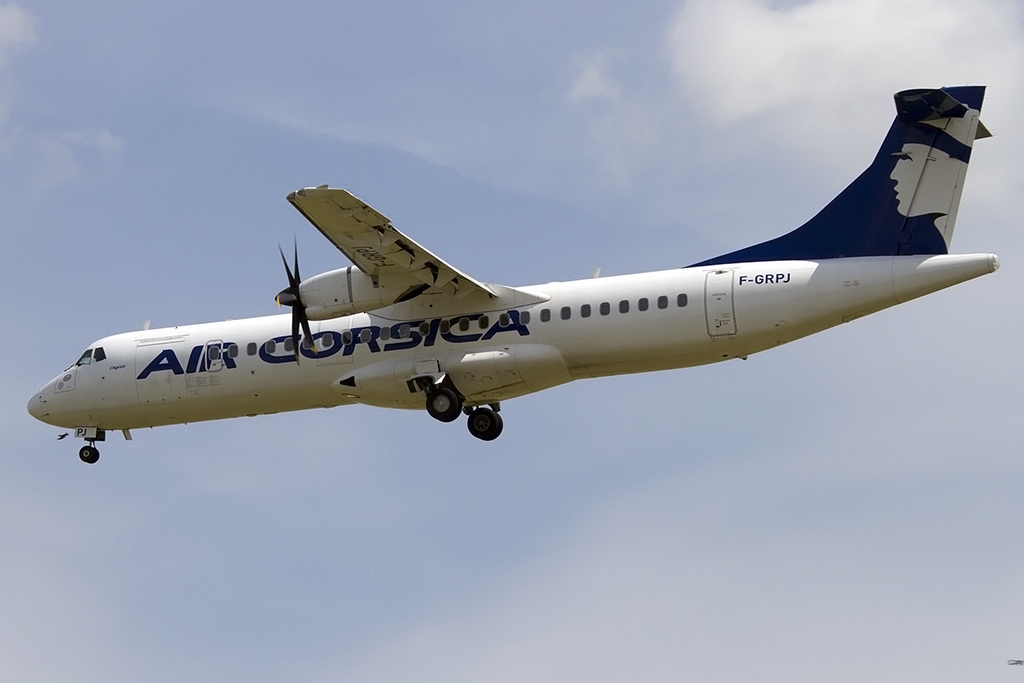 CCM - Air Corsica, F-GRPJ, ATR, ATR-72-202, 28.05.2014, TLS, Toulouse, France 



