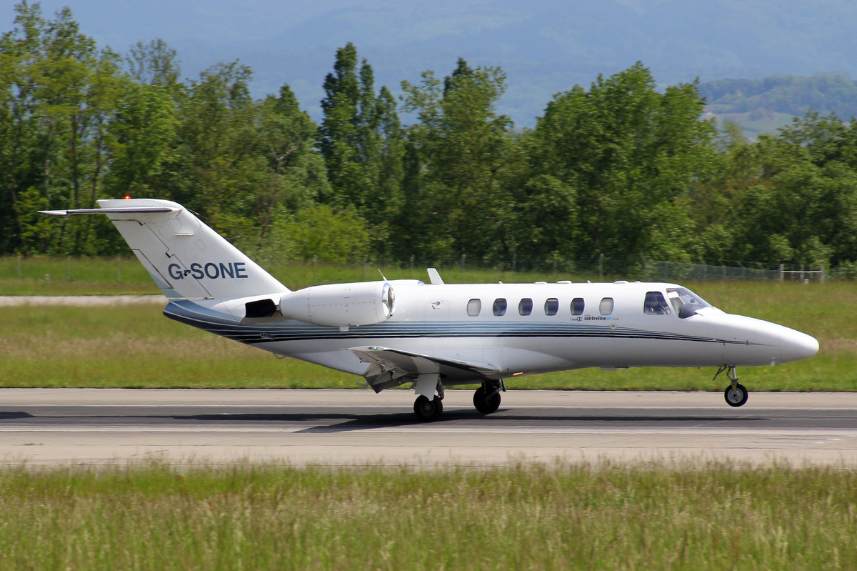 Centerlineair, G-SONE, Cessna 525A Jet 2, 18.Mai 2016, BSL Basel, Switzerland.