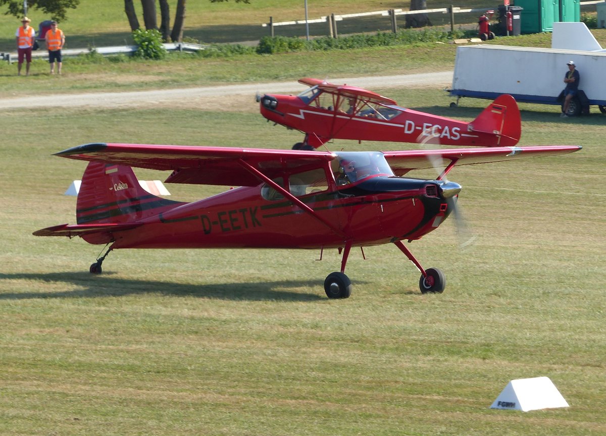 Cessna 170B, D-EETK, Kirchheim/Teck-Hahnweide (EDST), 10.9.2016