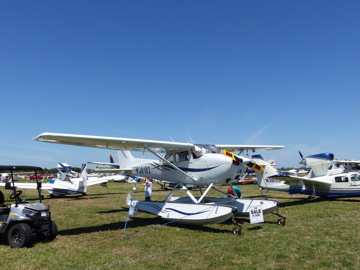 Cessna 172 Skyhawk Amphibian, N80183, Sun`n Fun, Lakeland-Linder Int. (LAL/KLAL), 16.4.2026
