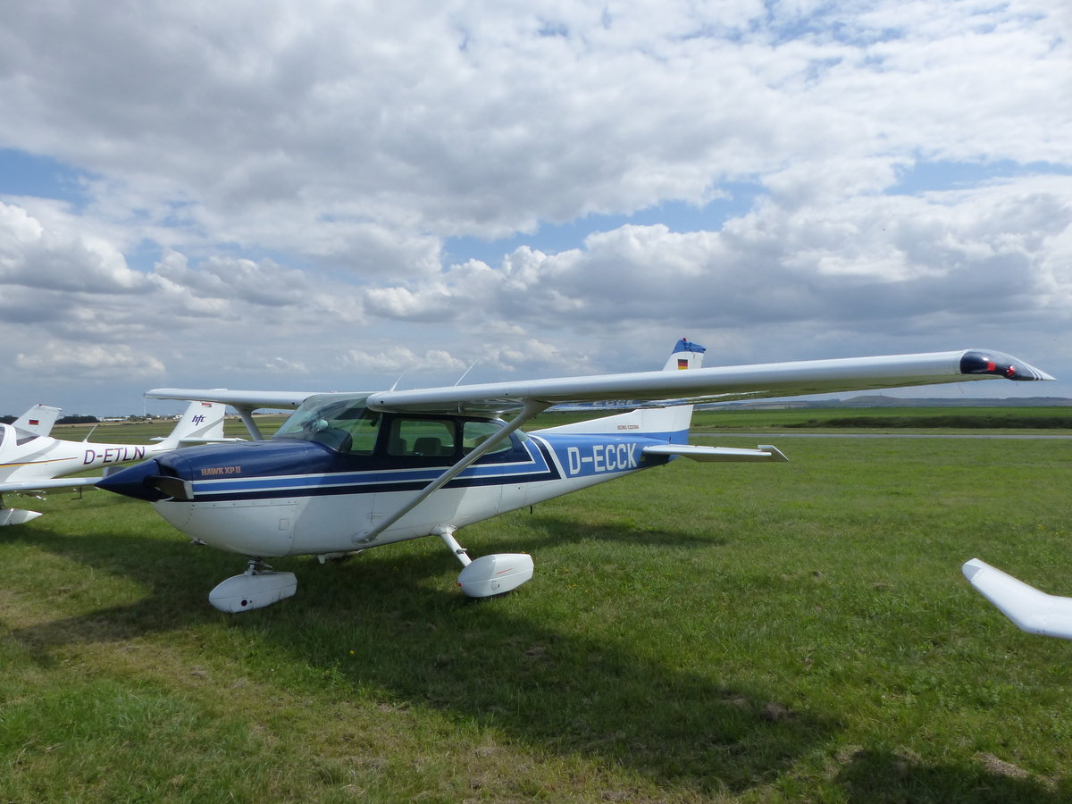 Cessna 172 Skyhawk XR II, D-ECCK, Flugplatz Gera (EDAJ), 16.8.2019