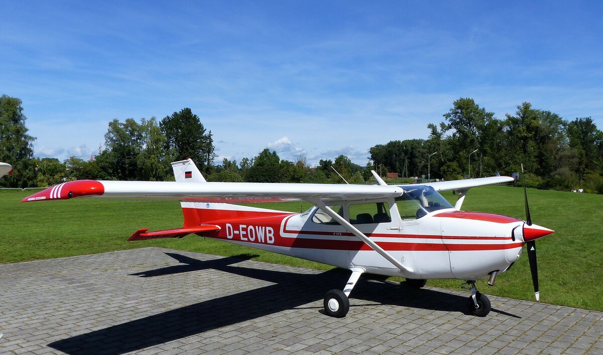 Cessna 172P Skyhawk II, D-EOWB, Flugplatz Moosburg auf der Kippe (EDPI), 9.9.2023