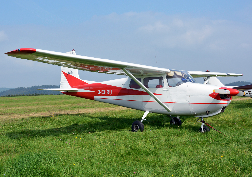 Cessna 175 Skylark, D-EHRU in Wershofen - 07.09.2014