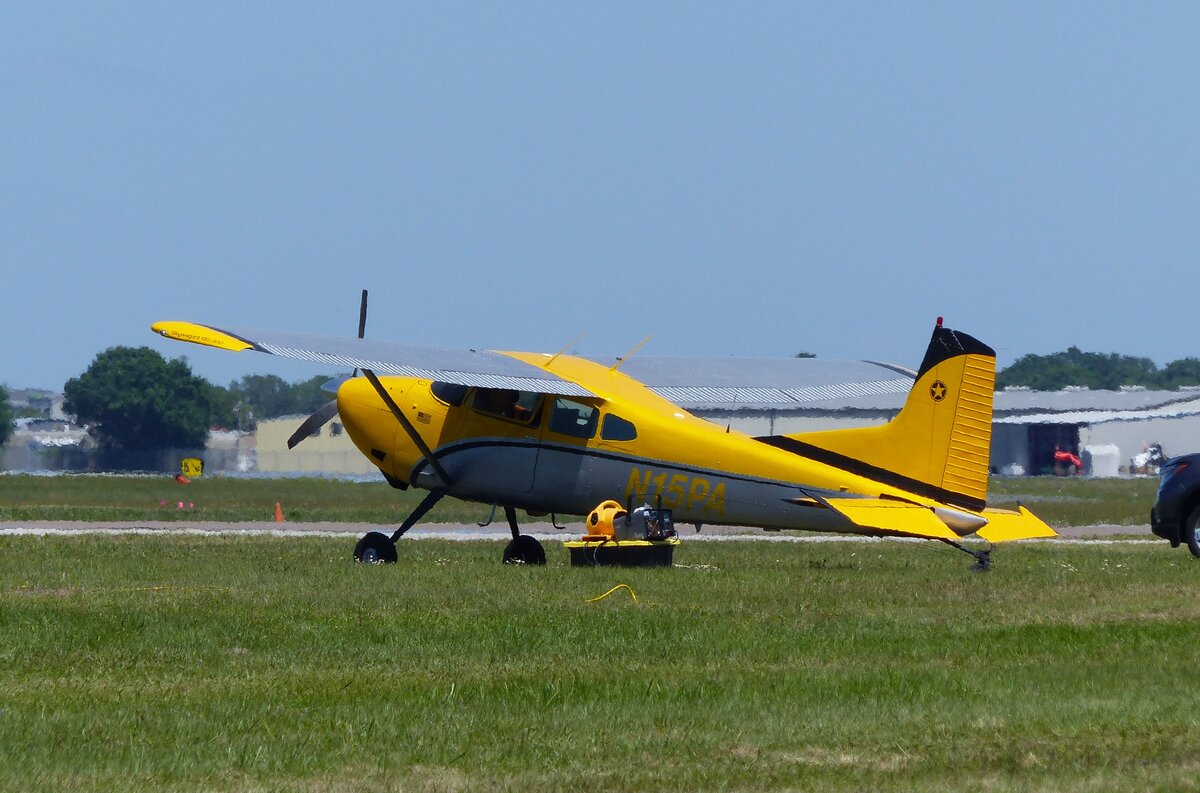 Cessna 180K Skywagon, N15PA, Sun`n Fun, Lakeland-Linder Int. (LAL/KLAL), 17.4.2026