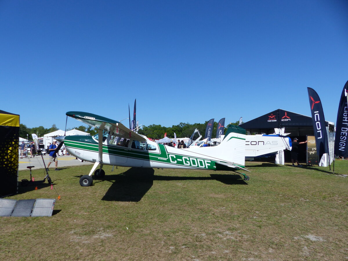 Cessna A185F Skywagon, C-GDDF, AERO EXPO Sun`n Fun, Lakeland-Linder Int.(LAL/KLAL), 16.4.2026