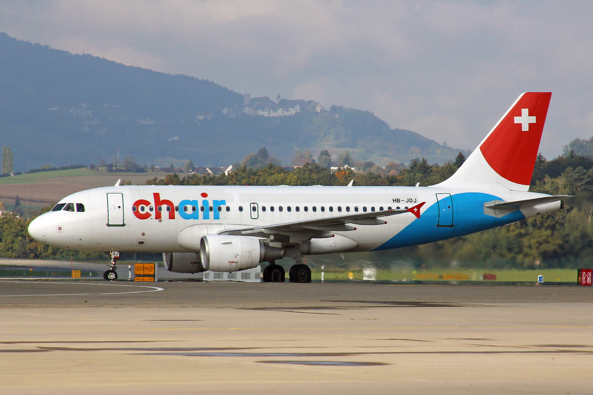 Chair Airlines, HB-JOJ, Airbus A319-112, msn: 3024, 11.Oktober 2020, ZRH Zürich, Switzerland.