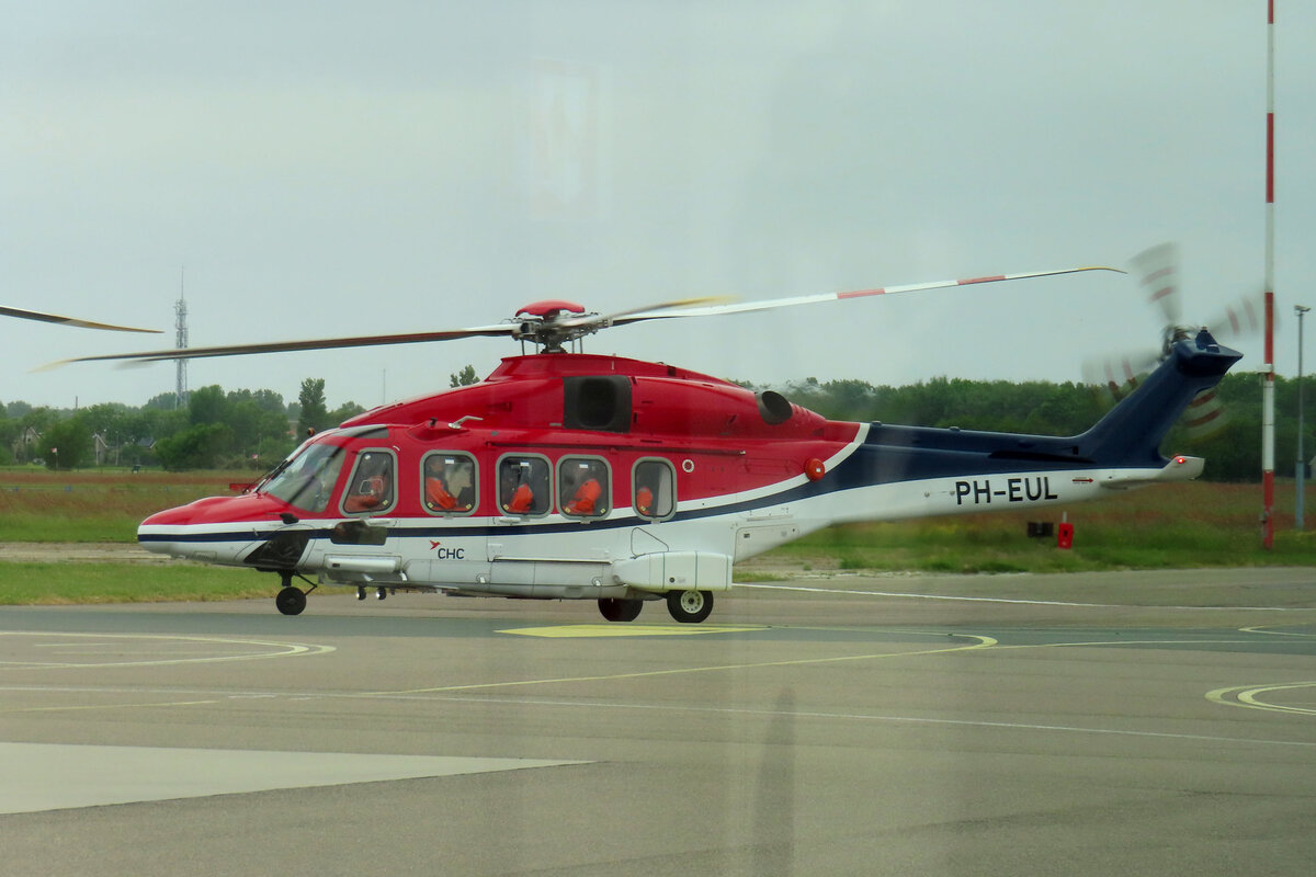 CHC-Helicopters Netherlands, PH-EUL, Agusta Westland (Leonardo), AW-189, 02.06.2023, DHR-EHKD, Den Helder, Netherlands