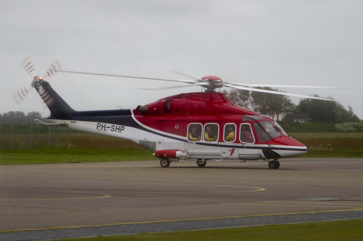 CHC Helicopters Netherlands, PH-SHP, Agusta-Westland, AW-139, 08.05.2014, EHKD-DHR, Den Helder, Netherlands