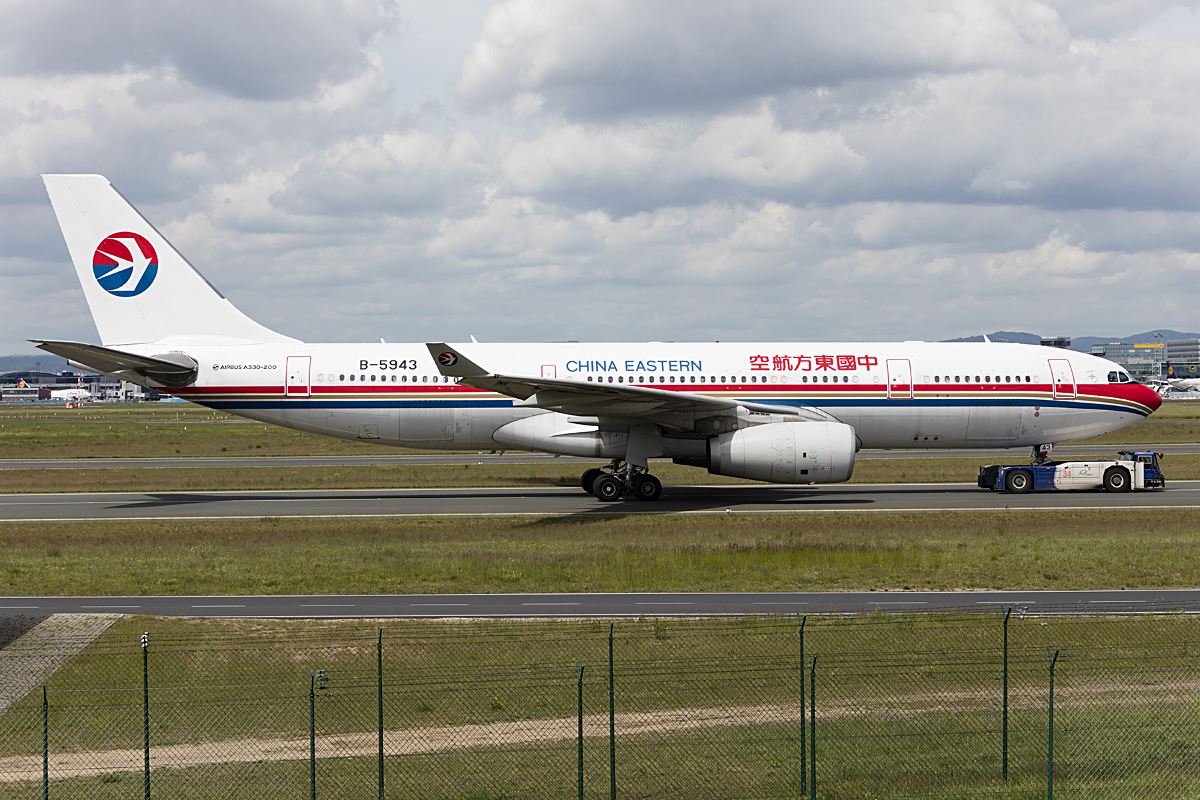 China Eastern Airlines, B-5943, Airbus, A330-243, 21.05.2016, FRA, Frankfurt, Germany 



