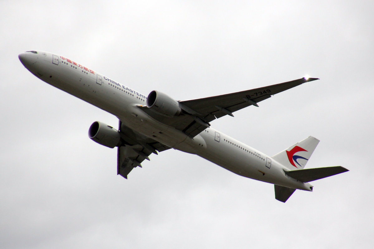 China Eastern Airlines, B-7349, Boeing 777-39PER, msn: 43279/1411, 29.September 2019, FRA Frankfurt, Germany.