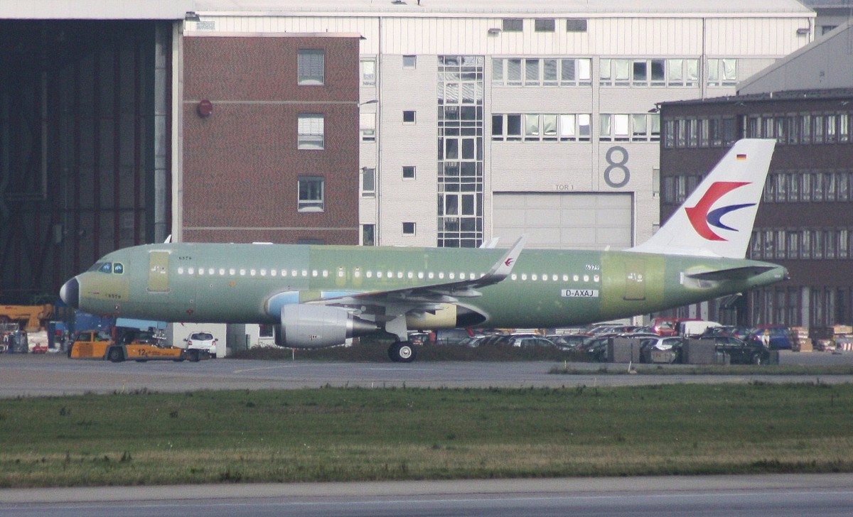 China Eastern Airlines, D-AXAJ,Reg.B-1611,(c/n 6379), Airbus A 320-214 (SL), 06.11.2014, XFW-EDHI, Hamburg-Finkenwerder, Germany 