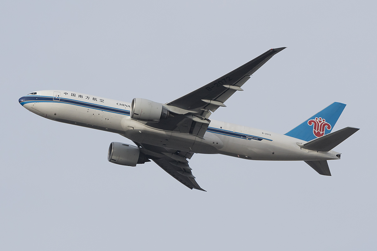 China Southern Cargo, B-2072, Boeing, B777-F1B, 13.02.2019, FRA, Frankfurt, Germany 


