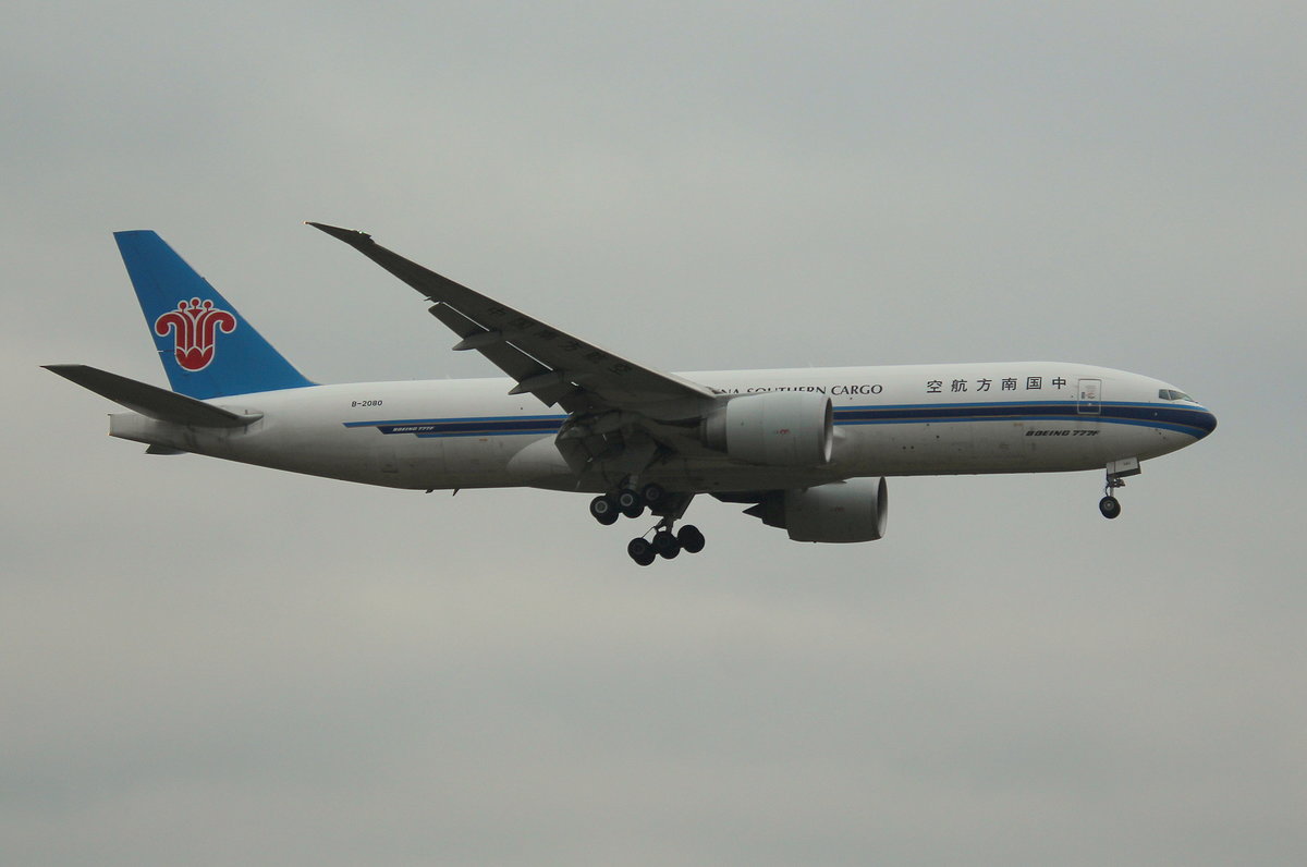 China Southern Cargo, B-2080, MSN 37314,Boeing 777-F1B,13.01.2018, FRA-EDDF, Frankfurt, Germany 