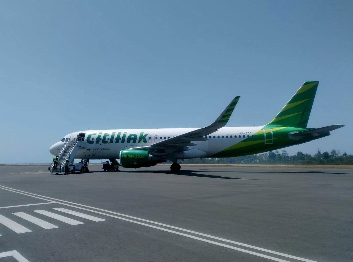 Citilink, Airbus A 320-214 (WL), PK-GQG auf dem Vorfeld des Dili International Airport (DIL) am 15.11.2019