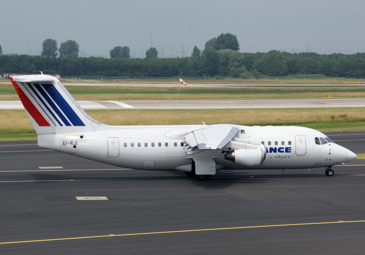 City Jet (Air France), EI-RJI  Skellig Michael , BAe 146-200 / Avro RJ-85, 01.07.2013, DUS-EDDL, Dsseldorf, Germany 
