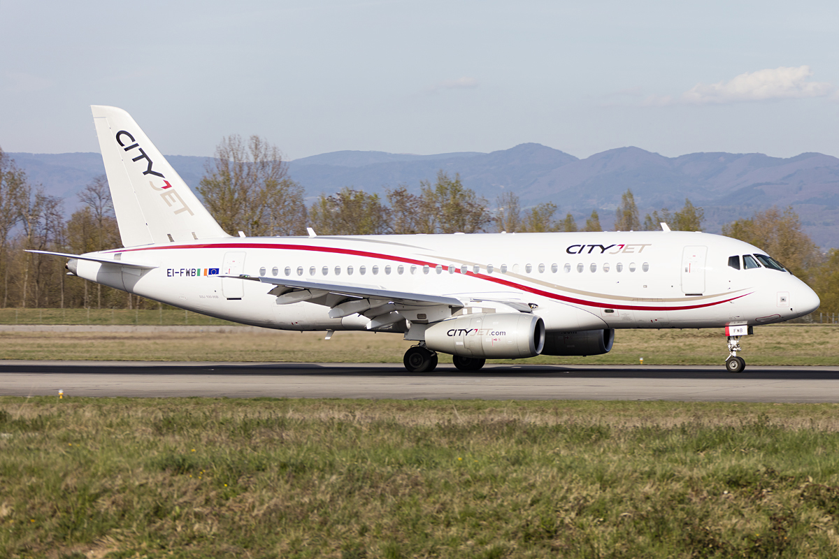 CityJet, EI-FWB, Sukhoi, SSJ-100-95B, 30.03.2017, BSL, Basel, Switzerland 


