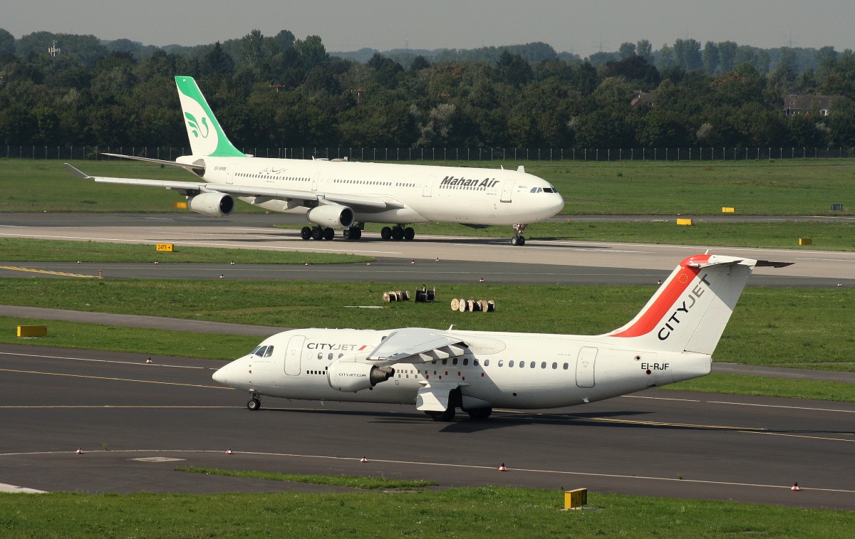 CITYJET, EI-RJF (c/n E2337),British Aerospace BAe Avro RJ 85, 09.09.2015, DUS-EDDL, Düsseldorf, Germany 