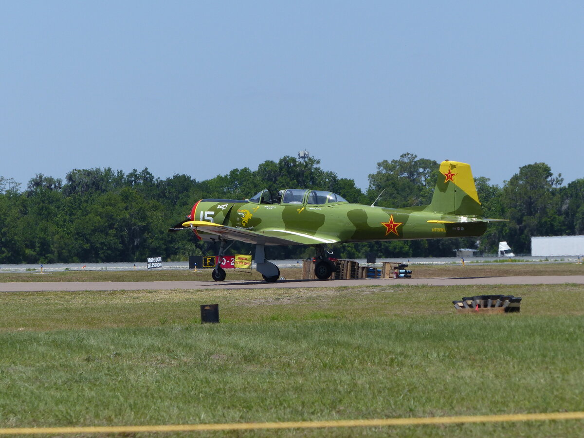 CJ-6 Nanchang, N701WL, Sun`n Fun Airshow, Lakeland-Linder Int. (LAL/KLAL), 17.4.2026