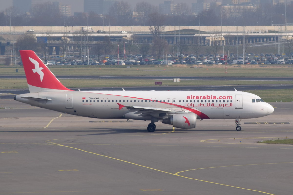 CN-NMG Air Arabia Maroc Airbus A320-214  , AMS , 14.03.2017