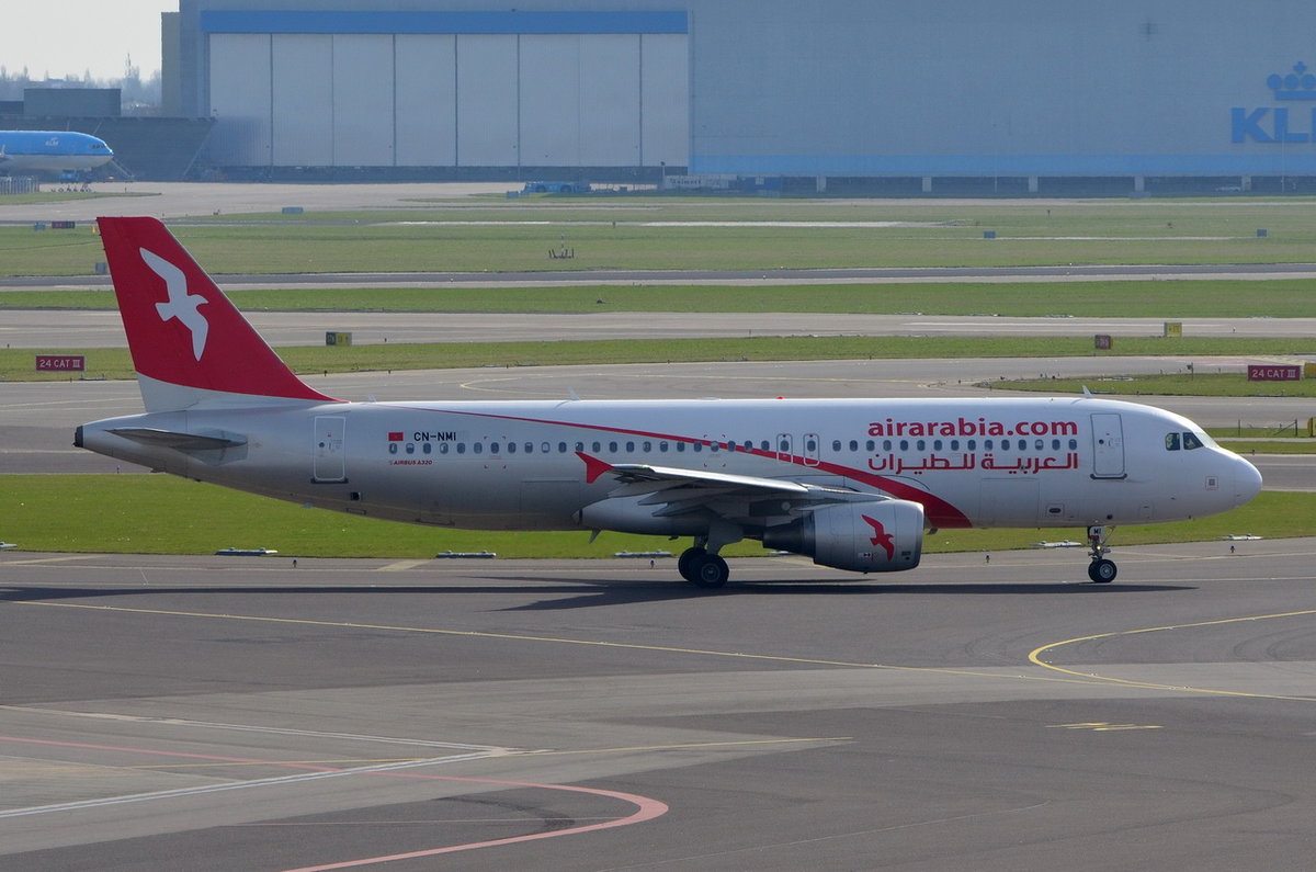 CN-NMI Air Arabia Maroc Airbus A320-214  , AMS , 12.03.2017