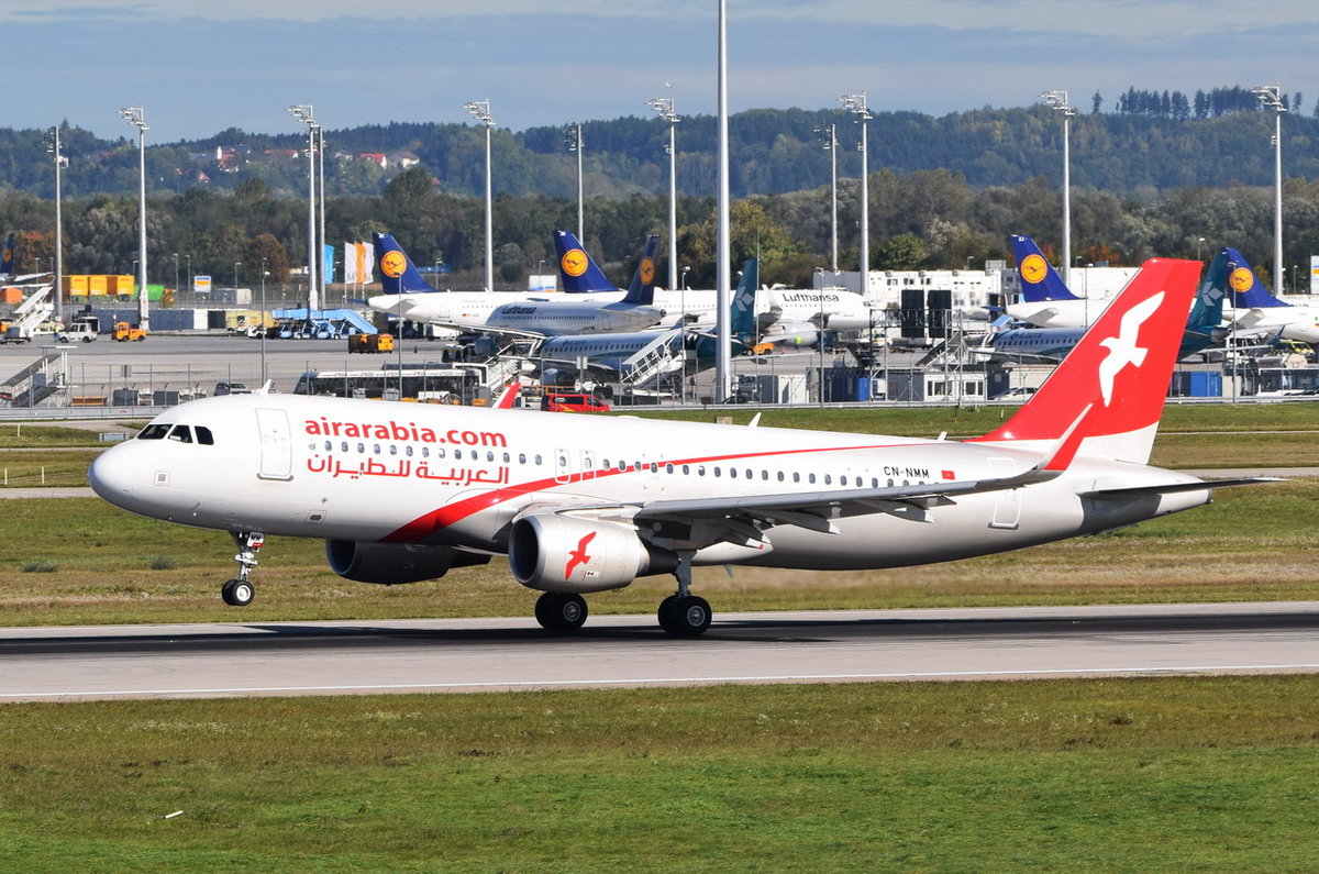 CN-NMM Air Arabia Maroc Airbus A320-214(WL)  , MUC , 05.10.2017