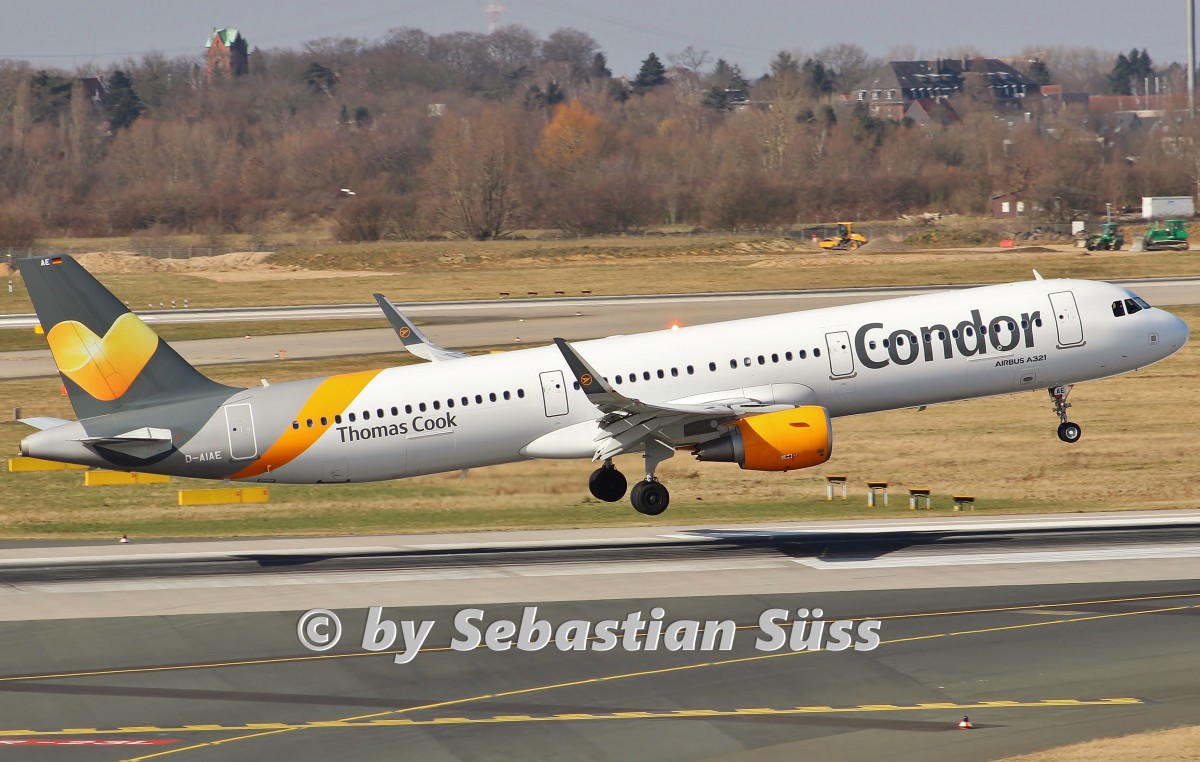 Condor A321SL D-AIAE @ DUS. 11.3.15