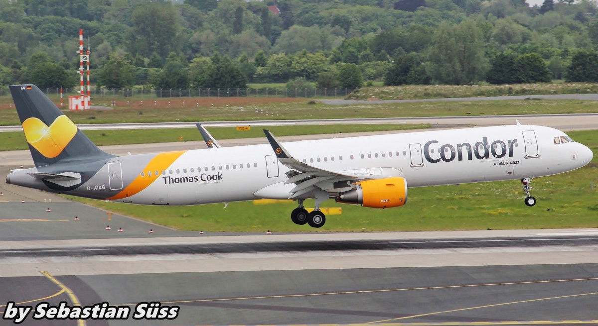 Condor A321SL D-AIAG @ Dusseldorf. 25.5.15
