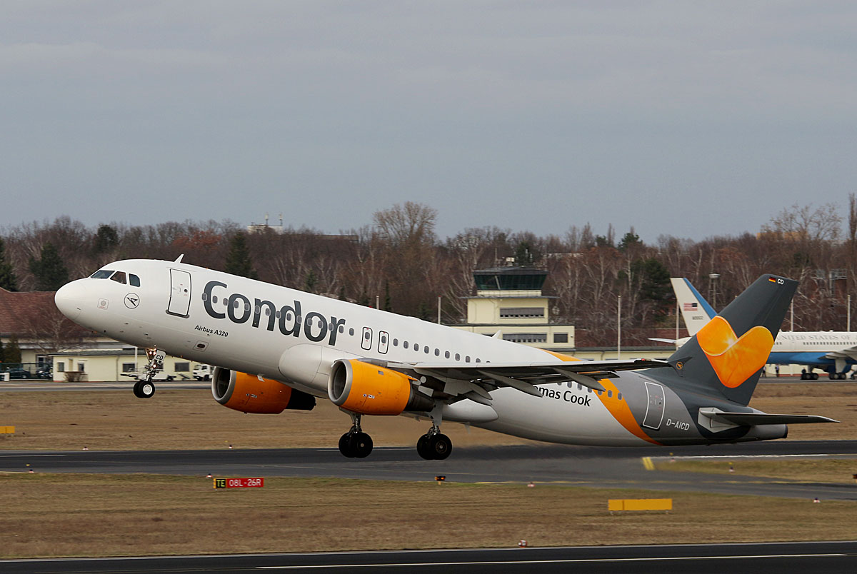 Condor Airbus A 320-212, D-AICD, TXL, 16.03.2017