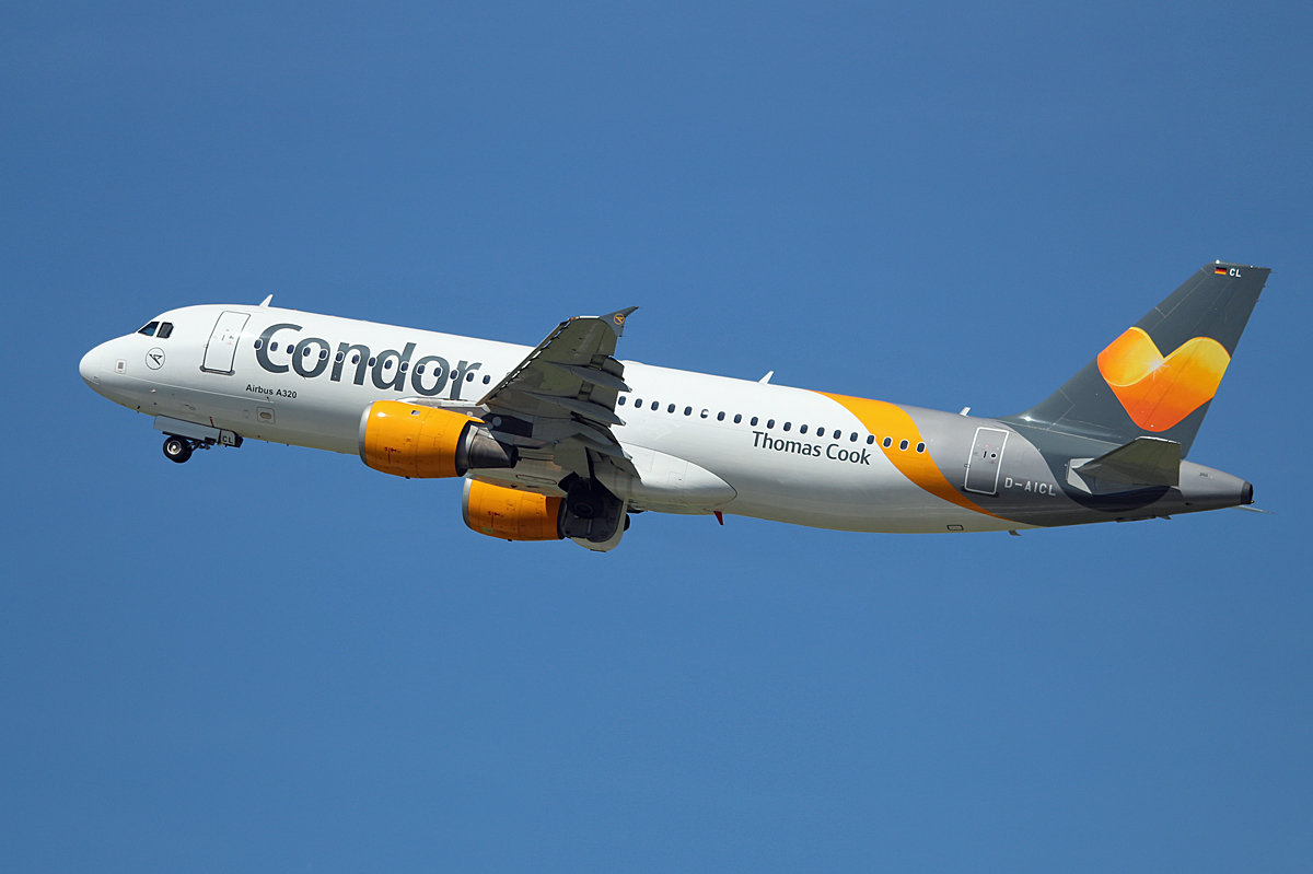 Condor, Airbus A 320-212, D-AICL, DUS, 17.05.2017