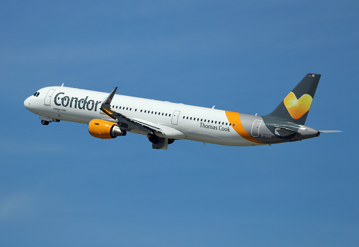 Condor, Airbus A 321-211, D-AIAG, DUS, 17.05.2017