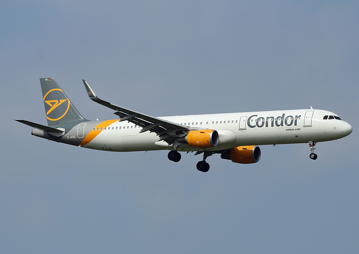 Condor, Airbus A 321-211, D-AIAG, BER, 05.09.2021