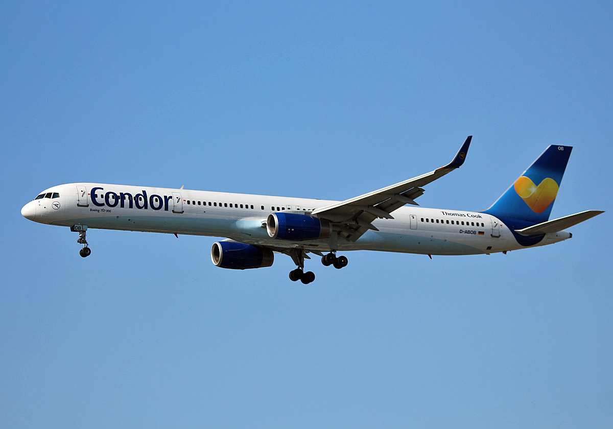 Condor Boeing B 757-330, D-ABOB, TXL, 20.04.2018