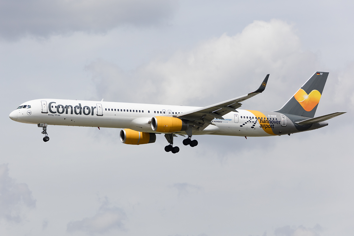 Condor, D-ABOF, Boeing, B757-330, 21.05.2016, FRA, Frankfurt, Germany



