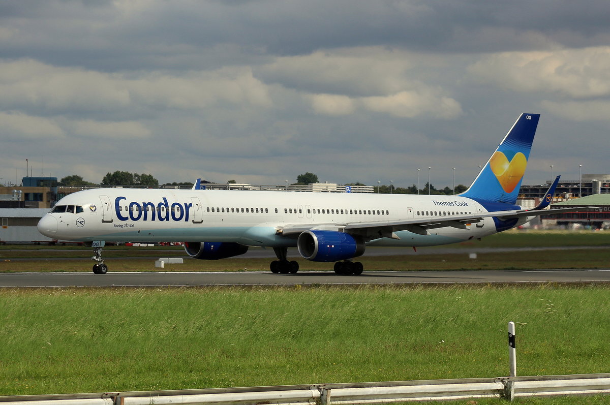 Condor, D-ABOG,(c/n 29014),Boeing 757-300(WL), 31.07.2016,HAM-EDDH, Hamburg, Germany 