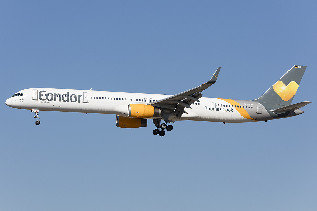 Condor, D-ABOH, Boeing, B757-330, 14.10.2018, FRA, Frankfurt, Germany 



