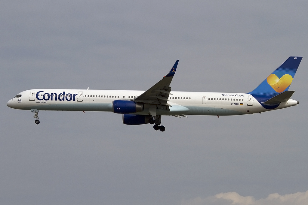 Condor, D-ABOI, Boeing, B757-330, 02.05.2015, FRA, Frankfurt, Germany 




