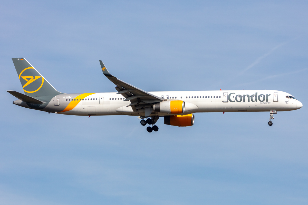 Condor, D-ABOJ, Boeing, B757-330, 13.09.2021, FRA, Frankfurt, Germany