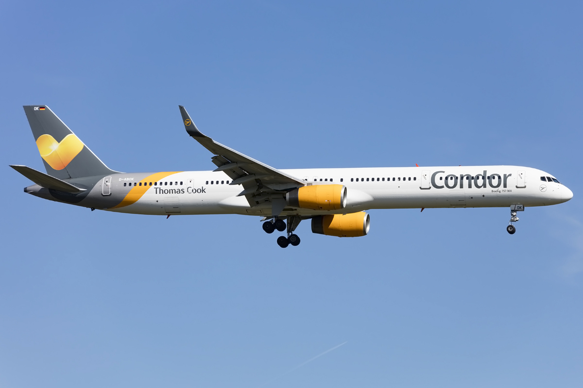 Condor, D-ABOK, Boeing, B757-330, 05.05.2016, FRA, Frankfurt, Germany 


