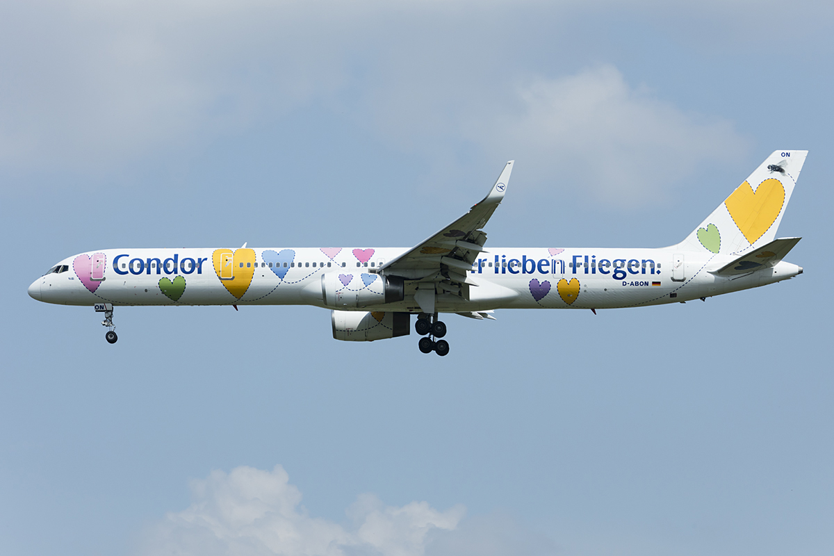 Condor, D-ABON, Boeing, B757-330, 01.05.2019, MUC, München, Germany 



