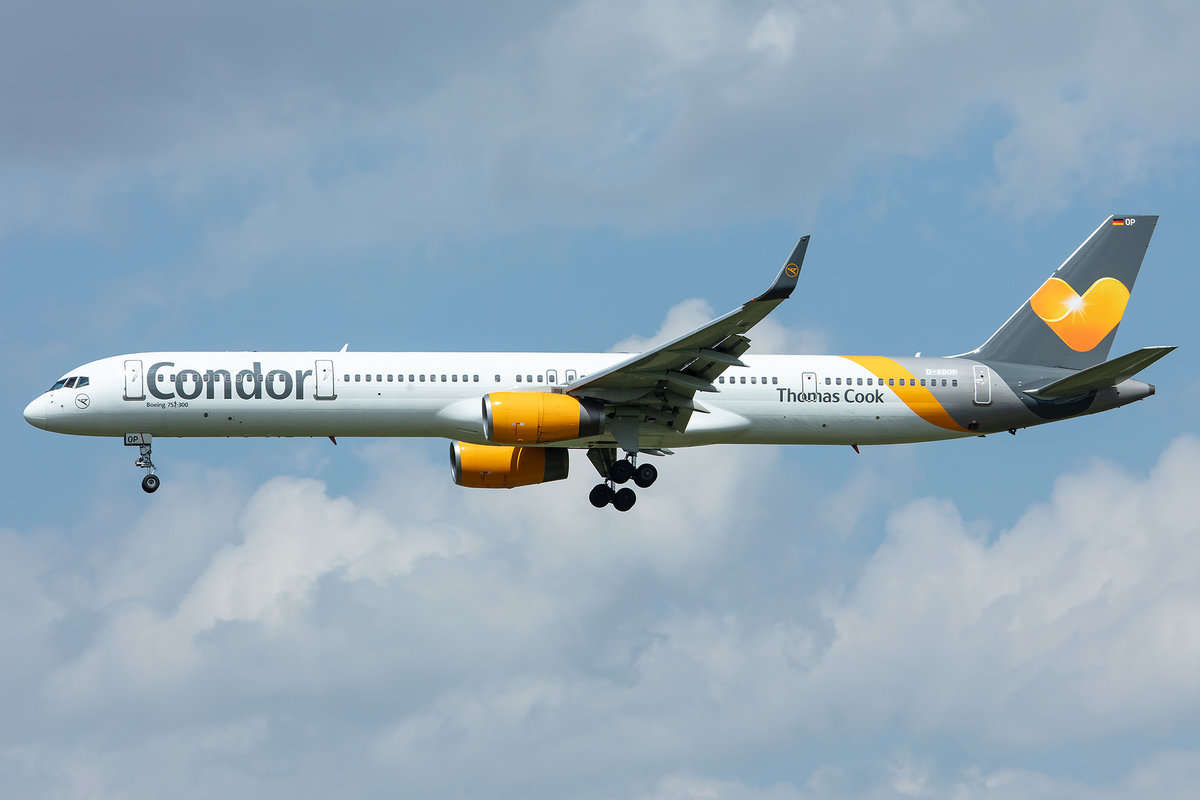 Condor, D-ABOP, Boeing, B757-3CQ, 02.05.2019, MUC, München, Germany




