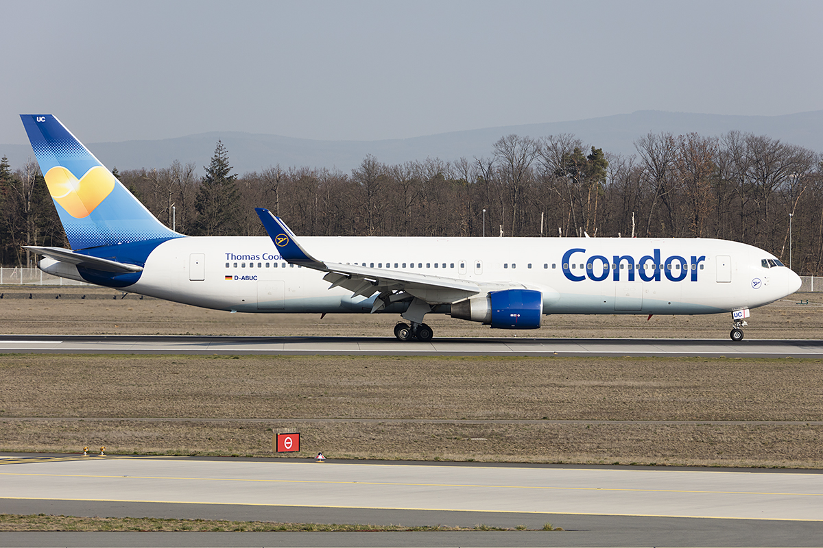 Condor, D-ABUC, Boeing, B767-330, 31.03.2019, FRA, Frankfurt, Germany 


