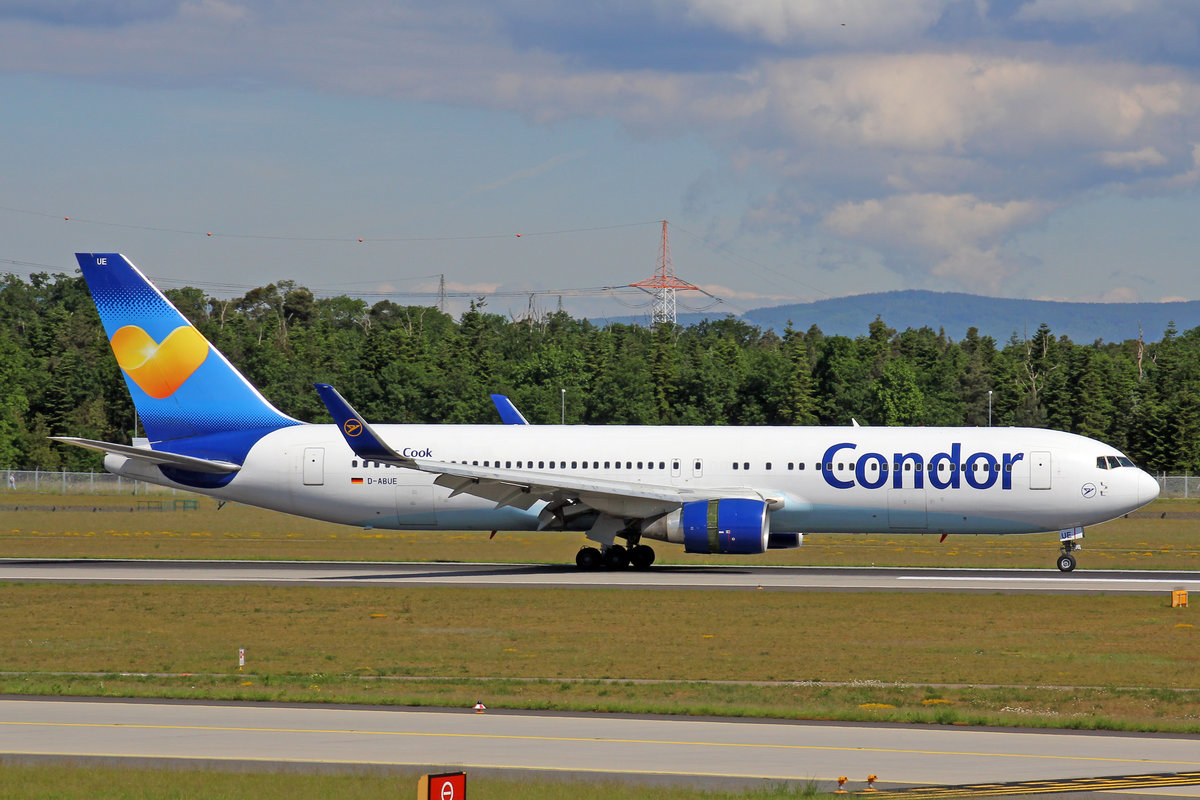 Condor, D-ABUE, Boeing 767-330ER, 21.Mai 2017, FRA Frankfurt am Main, Germany.
