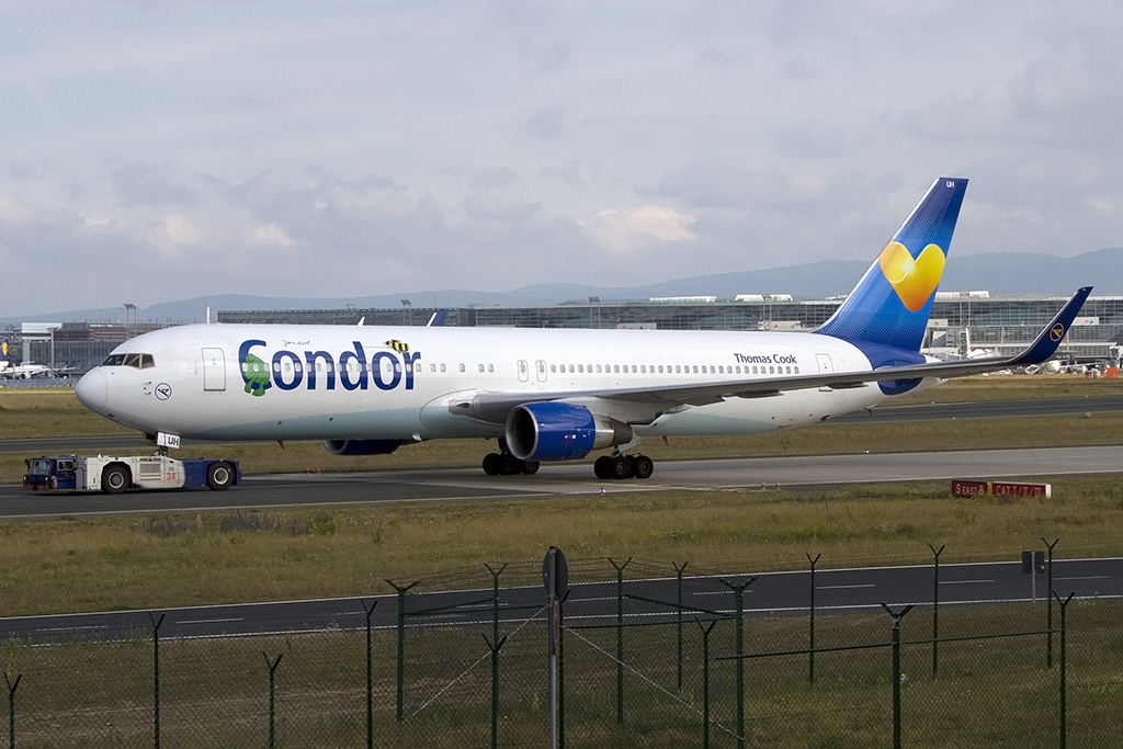 Condor, D-ABUH, Boeing, B767-330-ER, 21.06.2014, FRA, Frankfurt, Germany 




