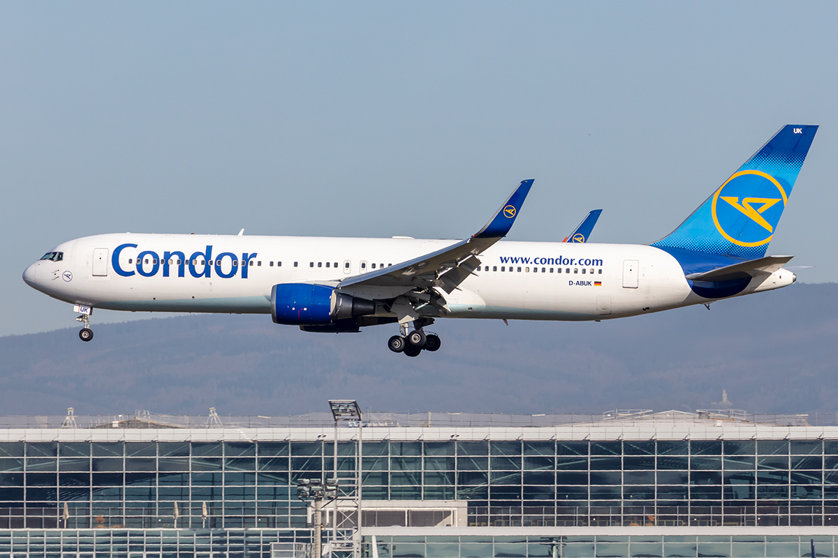 Condor, D-ABUK, Boeing, B767-343ER, 29.03.2021, FRA, Frankfurt, Germany