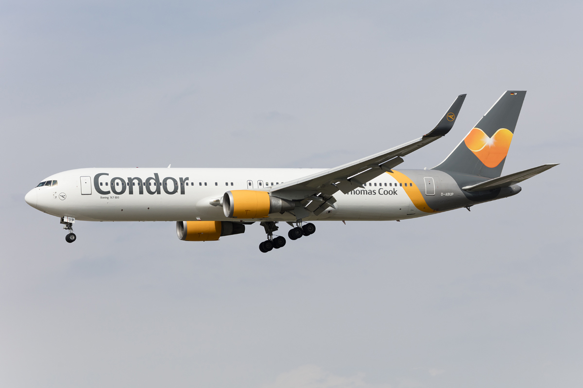 Condor, D-ABUP, Boeing, B767-3Q8-ER, 01.04.2017, FRA, Frankfurt, Germany 



