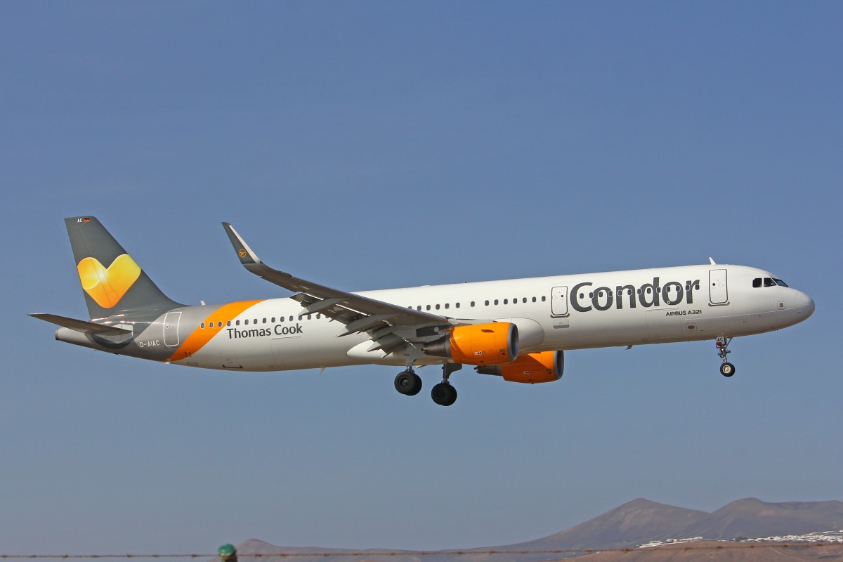 Condor, D-AIAC, Airbus A321-211, 15.Dezember 2015, ACE Lanzarote, Spain.